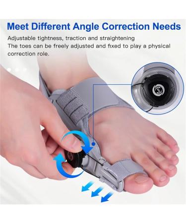 Zeetan Bale Toe Corrector - Adjustable Button Orthopedic Large Toe Relief with Heel Straps - Comfortable Foot Care Solution - Buy Online on GoSupps.com