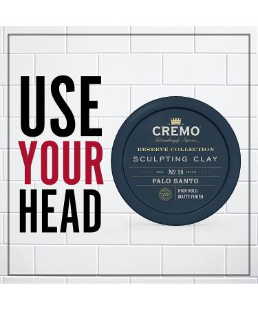 Cremo Palo Santo Sculpting Clay - High Hold, Matte Finish - 4 Oz - Buy Online on GoSupps.com