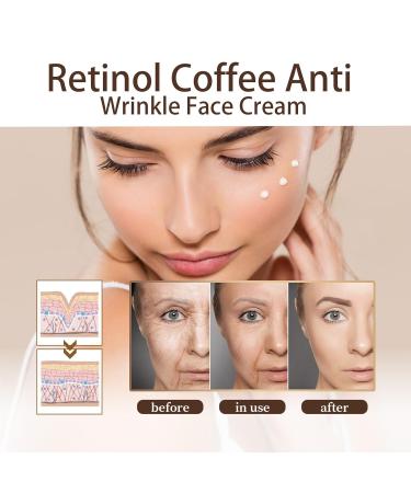 Retinol Coffee Skin Cream Gentle Nourishing Facial Skin Moisturizing Skin Care Cream - Buy Online on GoSupps.com