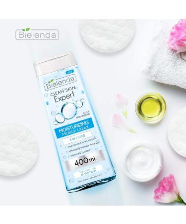 Bielenda CLEAN SKIN EXPERT 3 in 1 Soothing Micellar Water 400 ml - Buy Online on GoSupps.com