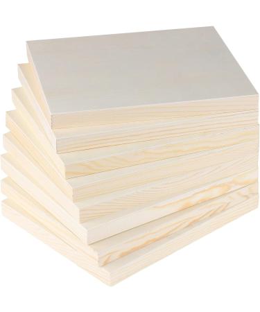 ADXCO 8 Pack 8 x 10 inch Wood Panels - Unfinished Wooden Canvas Boards for Painting Arts - Ideal for Oils and Acrylics - Buy Online on GoSupps.com