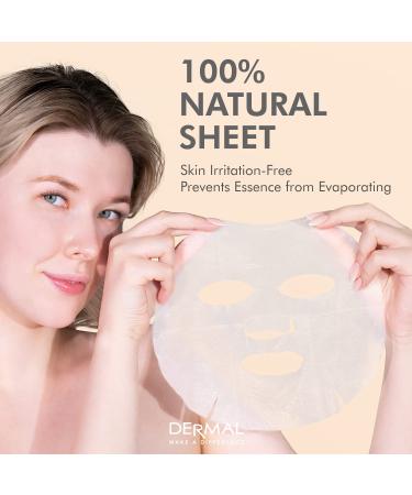 Dermal Collagen Essence Facial Mask Sheet 16 Pack B - Korean Face Mask Combo for All Skin Types - Buy Online on GoSupps.com