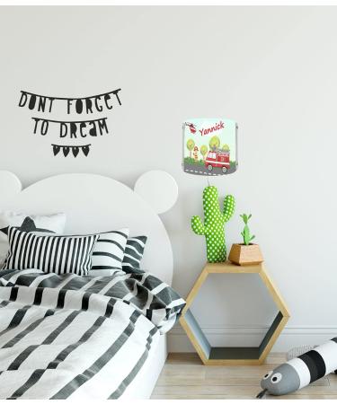 Creadesign WA-1009 Fire Brigade Children's Wall Lamp - Personalized Night Light E14 (22 x 22.5 x 8.5 cm) - Perfect for Kids' Room decor - Buy Online on GoSupps.com