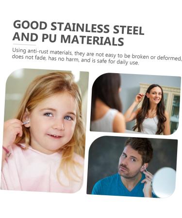 GLEAVI 12 Sets Earpick & Massage Spoon Kit - Portable Silicone Ear Plugs Pore Cleaner & Stainless Steel Ear Spoons for Ultimate Ear Care - Buy Online on GoSupps.com