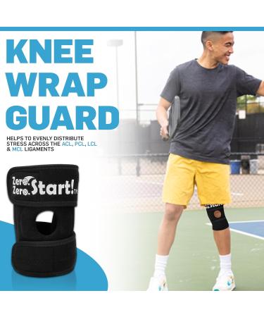 Adjustable Elastic Knee Wrap Guard for Pickleball | Breathable Knee Brace for Pain Relief & Joint Support for Men & Women - Buy Online on GoSupps.com