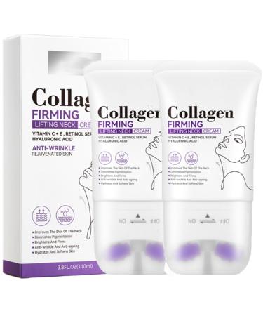 SADOER Neck Collagen Cream - SADOER Collagen Firming Lifting Neck Cream Face & Neck Anti-Wrinkle Collagen Tightening Cream Anti-Aging Moisturizer (2)