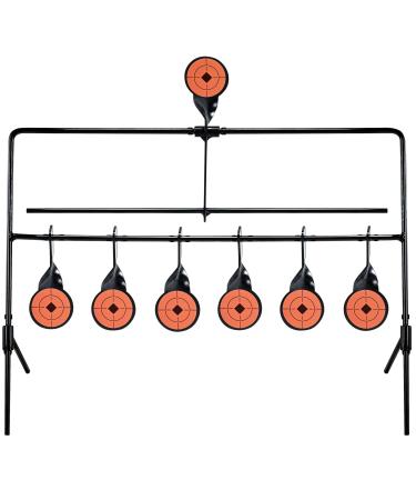 LYTACTICS 6 Targets Air Gun Pellet BB Gun Resetting Target, Rated for .22 .177 Caliber