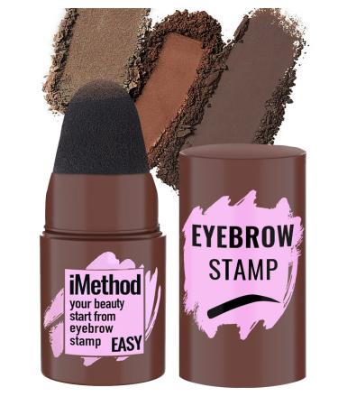 iMethod Eyebrow Stamp for Eyebrow Stencil Kit - Brow Stamp Refill Eyebrow Powder  Light Brown - Buy Online on GoSupps.com