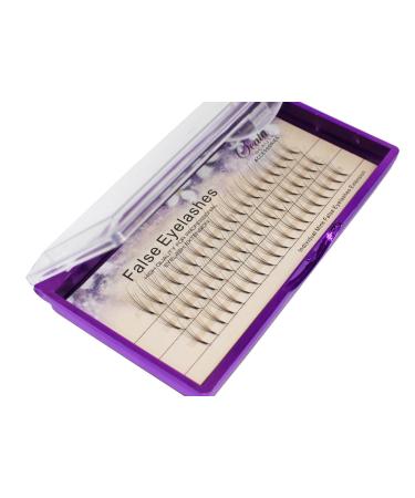 Scala Eyelash Extensions Russian Volume 5D Fans Phoenix Tail Design Individual False Eyelashes Cluster Thickness 0.07mm C Curl 8-15mm to Choose (10mm)