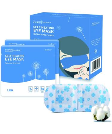 OcuNice Heated Eye Mask - 16 Pack for Dry Eyes, Dark Circles, Puffiness, and Stress Relief - Self Heating, Disposable, Unscented - Buy Online on GoSupps.com