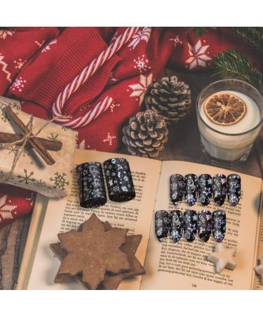 Lurrose Christmas Nail Foil 10 Rolls Deer Snowflake Christmas Nail Foil Transfer Sticker Manicure Nail Decals for Women Girls (Silver) - Buy Online on GoSupps.com