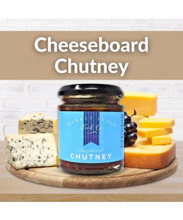Savoury Chutney & Biscuits Gift Set - Cheeseboard Chutney, Caramelised Onion, Cracker Rounds - Perfect for Cheese Lovers and Afternoon Tea - Buy Online on GoSupps.com