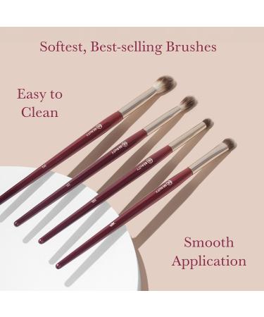BK BEAUTY Core Line Extension Eye Set - 4PC Professional Eyeshadow Brush Set for Precise Makeup Placement & Flawless Blending | Premium Eye Makeup Brushes - Buy Online on GoSupps.com