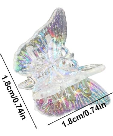 Butterfly Hair Clips | Butterfly Clips Hair Accessories Silver & White Butterfly Clips Cute Hair Clip for Wedding Girls Travel Women - Buy Online on GoSupps.com