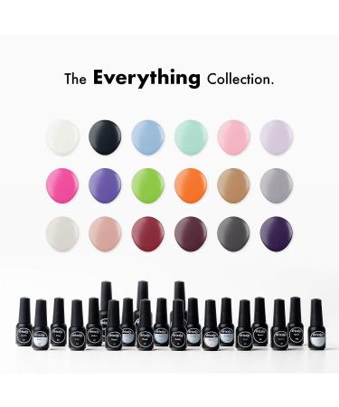 DRIZZLE. BEAUTY 21 Pcs Gel Nail Polish Kit - Soak Off UV Gel Set with Black, White, Glitter, Nude, Gray & Neon Colors - Starter Kit with Top Coat and Base Coat - Buy Online on GoSupps.com