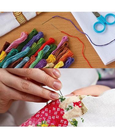 AICHEL Cross Stitch Kit for Adults - Easy 11CT Stamped Crossstitch Kit for Beginners - Flower Design - 11.8x15.7inch - Buy Online on GoSupps.com