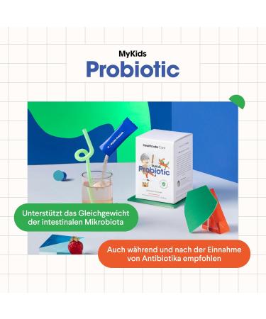 Health Labs Care Mykids Probiotic for Children - 30 Bags - Supports Antibiotic Therapy - 2 Billion Bacillus Subtilis - 30-Day Supply - Buy Online on GoSupps.com
