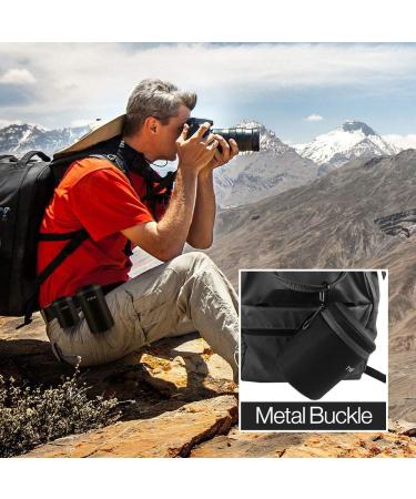 Tycka Water Resistant Camera Lens Pouch - Black (4 Sizes) | DSLR Lens Case Bag with Zipper - Buy Online on GoSupps.com