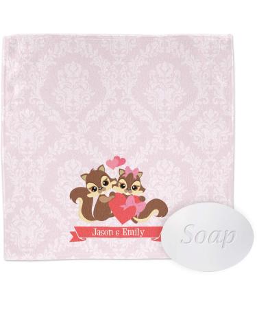 YouCustomizeIt Personalized Chipmunk Couple Washcloth