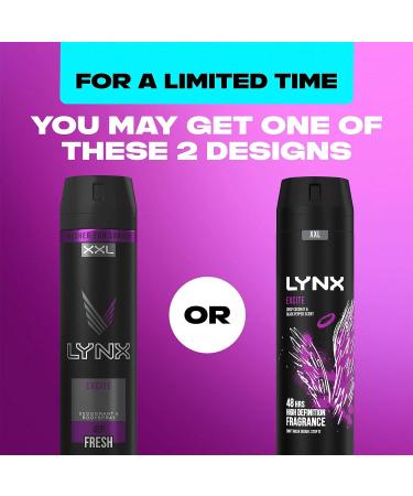 Lynx 12 Hour Refreshing Excite Shower Gel 500 with Lynx 48 Hour Excite Body Spray 250ml Leaving you smelling great Dermatologically Tested Keep Smelling Irresistible! - Buy Online on GoSupps.com