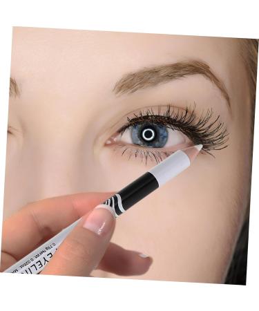 PLAFOPE 20 Pcs Lying Silkworm Eyeliner Glitter Eyeliner Professional Eyeliner Pencils Gel Wooden Pole White - Buy Online on GoSupps.com