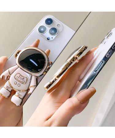 Shop Tivenfezk Astronaut Hidden Stand Shell for Samsung Galaxy A52 4G/5G/A52S - Bling Pink Soft Silicone Case with Cartoon Glittering Stands - Buy Online on GoSupps.com