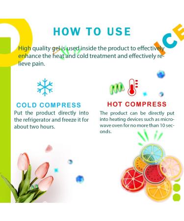 Kids Ice Pack Gel Cooling Pad - Reusable for Injuries, Swelling & Pain Relief - 4 pack - Buy Online on GoSupps.com