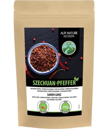 200g 7oz Whole Szechuan Peppercorns - 100% Natural, Additive-Free, Vegan Timut Pepper - Buy Online on GoSupps.com