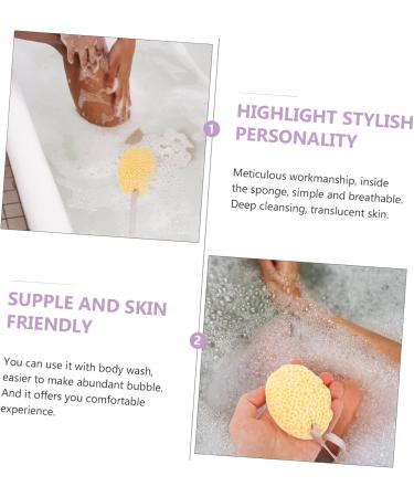 Buy Minkissy 6 Pcs Kids Bath Ball & Spa Scrub Brush Sponges Mesh & Honeycomb Bath Loofah for Gentle Cleaning | Hydrophilic Polyurethane Ideal for Baby - Buy Online on GoSupps.com