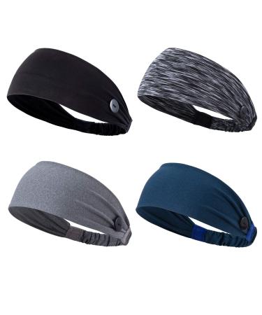 Zoldag Button Headbands for Doctors and Nurses - Non Slip Hair Bands for Yoga and Sports - Buy Online on GoSupps.com