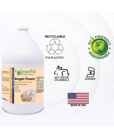 GreenFist Foaming Hand Soap Refill - Lemon Scent, 128 oz (1 Gallon) - Buy Online on GoSupps.com