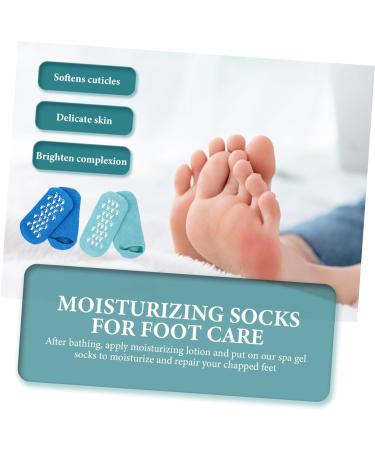 Healeved 6 Pairs Gel Socks Lotion Socks Foot Moisturizing Socks Cracked Heel Repair Heel Socks for Dry Cracked Feet Womens Socks Foot Caring Socks Nursing Cover Spa Women's Vegetable Gel - Buy Online on GoSupps.com