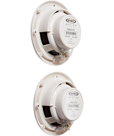 Jensen MS6007WR 6.5 Coaxial Marine Speakers - 60 Watts, White (Pair) - Buy Online on GoSupps.com