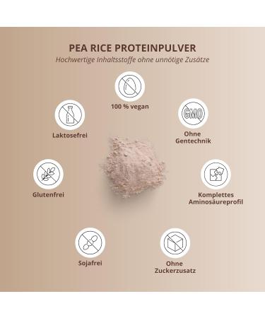 Vegan Protein Powder Soy-Free Gluten-Free Lactose-Free Chocolate Brownie 600g Nutri + Peas - Buy Online on GoSupps.com