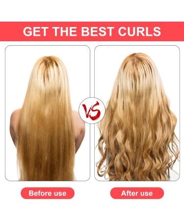 Curlers Large Curls Set - 26 Piece Self-Adhesive Rollers & Clips for Heatless Styling - Ideal for Long, Medium, Short Hair - Buy Online on GoSupps.com