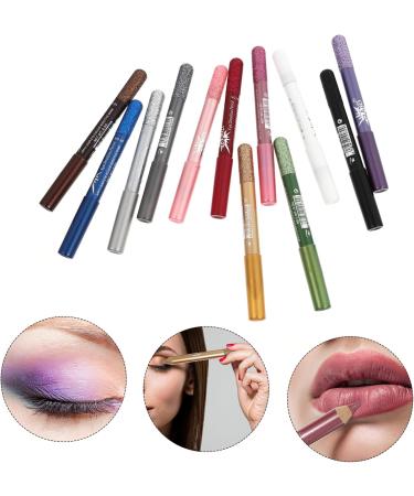 Hemoton 24 Pcs Pearlescent Eyeshadow Pencil Eye Shadow Sticks Girl Eyeshadow Stick Eyeshadow Stick for Women 12 Colors Eyeshadow Stick Shimmer Eyeshadow Pens Glitter Eyeshadow Sticks 12.5X0.5cmx2pcs Assorted Colorx2pcs - Buy Online on GoSupps.com