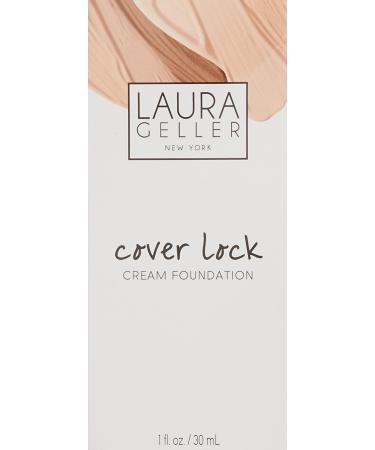 Laura Geller Cover Lock Cream Foundation - Golden Medium 1 fl oz (30 ml) | Long-lasting Makeup - Buy Online on GoSupps.com