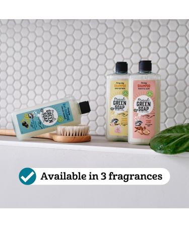  Marcel's Green Soap Marcel's Green Soap Shampoo - Mimosa & Blackcurrant fragrance enriched with natural oils 97% natural 98% biodegradable vegan 300ml - gentle care for hair and planet - Buy Online on GoSupps.com