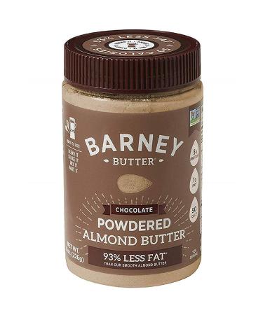 BARNEY Powdered Almond Butter, Chocolate, Paleo Friendly, KETO, Non-GMO, Skin-Free, 8 Ounce