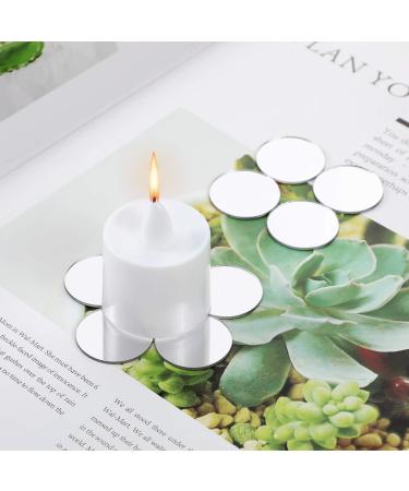 100 Pack 1 Inch Mini Acrylic Round Mirror Adhesive Circles for Crafts & DIY Projects - Buy Online on GoSupps.com
