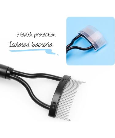 Scalewbin Eyelash Comb Curlers Makeup Mascara Applicator Eyebrow Grooming Brush Tool - Buy Online on GoSupps.com