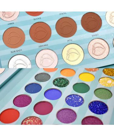 60 Colors Fruit Pie Filling Eyeshadow Palette - Highly Pigmented Matte & Glitter Makeup - Buy Online on GoSupps.com