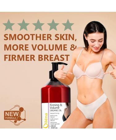 Oïléna - Bust inTense Oil | Increases Breast Elasticity and Volume | 100% Natural with Almond and Rosehip | Improves Breast Shape | Regenerates Skin Tissue | 250 ml - Buy Online on GoSupps.com