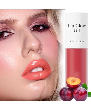 Tinted Lip Oil Tinted Nourishing Long Lasting Lip Oil Women Accessory for Daily Use Home School Date Office Travel Wedding Party 02 - Buy Online on GoSupps.com