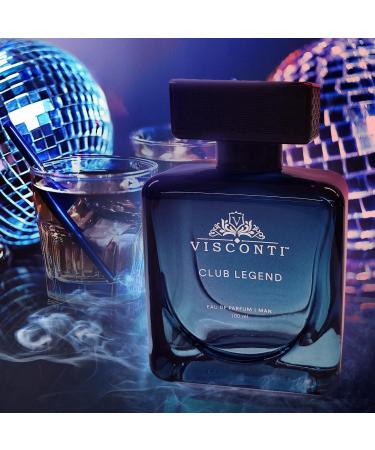 Visconties Club Legend Perfume For Men Eau De Parfum Woody & Spicy Fragrance With Floral Pepper Patchouli Mandarin & Musk with Long Lasting Luxury Perfumes For Party 3.38 fl Oz. - Buy Online on GoSupps.com