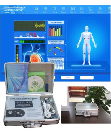 JIAHAO 2021 New 3rd Gen Quantum Magnetic Resonance Body Analyzer - Medium Silver Model | International Shipping Available - Buy Online on GoSupps.com