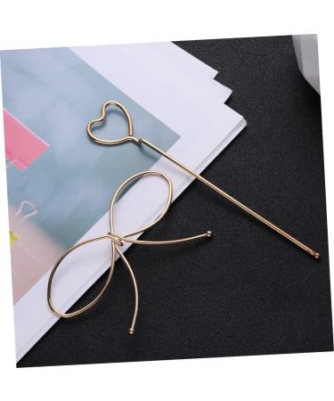 FRCOLOR Vintage Hair Clips Hollow- Out Hairpin Metal Hair Barrettes Bridal Hair Clip Metal Hair Clips Metal Hairclip Bows for Hair Womens Hair Clips Women Hair Pin Bride Wedding Headgear - Buy Online on GoSupps.com