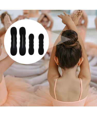 MMDOCO 4-Piece Hair Styling Set - Bun Maker Magic Hair Donut Rolls Curlers & Clips for Perfect Hairstyles - Buy Online on GoSupps.com