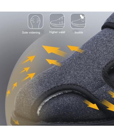 Diabetic Arthritis Shoes for Women and Men - Breathable Lightweight Non Slip Walking Shoes for Swollen Feet and Edema - Grey, Size 12 - Buy Online on GoSupps.com