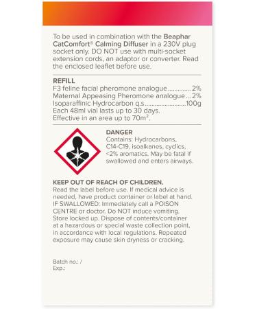 Beaphar CatComfort Excellence Refill | Promotes Multi-cat Harmony & Well-being | 30-Day Lasting Formula - Buy Online on GoSupps.com